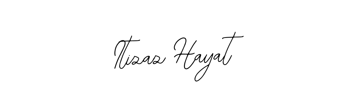 Also You can easily find your signature by using the search form. We will create Itizaz Hayat name handwritten signature images for you free of cost using Bearetta-2O07w sign style. Itizaz Hayat signature style 12 images and pictures png