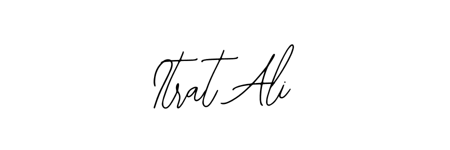 How to make Itrat Ali signature? Bearetta-2O07w is a professional autograph style. Create handwritten signature for Itrat Ali name. Itrat Ali signature style 12 images and pictures png