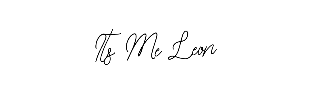 Design your own signature with our free online signature maker. With this signature software, you can create a handwritten (Bearetta-2O07w) signature for name Its Me Leon. Its Me Leon signature style 12 images and pictures png