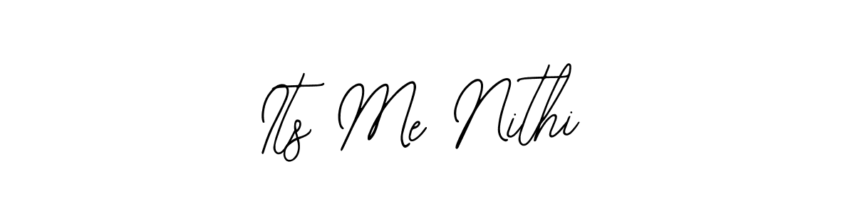 Use a signature maker to create a handwritten signature online. With this signature software, you can design (Bearetta-2O07w) your own signature for name Its Me Nithi. Its Me Nithi signature style 12 images and pictures png