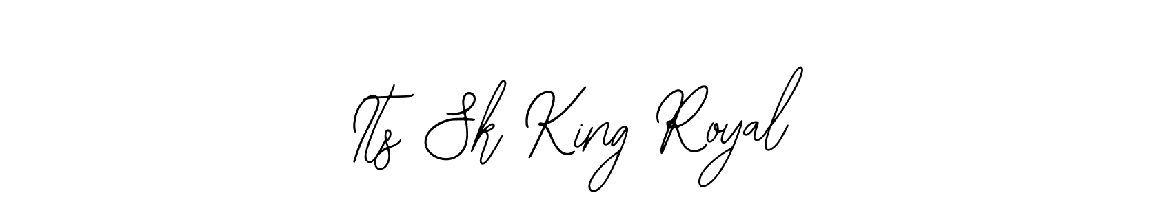 Use a signature maker to create a handwritten signature online. With this signature software, you can design (Bearetta-2O07w) your own signature for name Its Sk King Royal. Its Sk King Royal signature style 12 images and pictures png