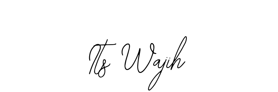 Also You can easily find your signature by using the search form. We will create Its Wajih name handwritten signature images for you free of cost using Bearetta-2O07w sign style. Its Wajih signature style 12 images and pictures png