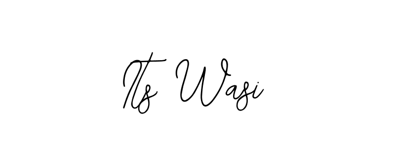 Design your own signature with our free online signature maker. With this signature software, you can create a handwritten (Bearetta-2O07w) signature for name Its Wasi. Its Wasi signature style 12 images and pictures png
