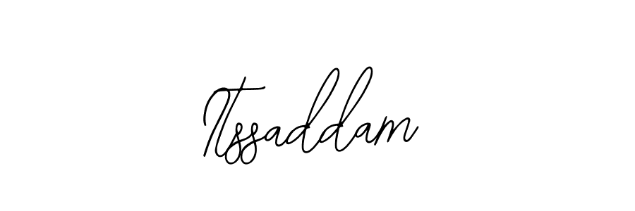 Itssaddam stylish signature style. Best Handwritten Sign (Bearetta-2O07w) for my name. Handwritten Signature Collection Ideas for my name Itssaddam. Itssaddam signature style 12 images and pictures png