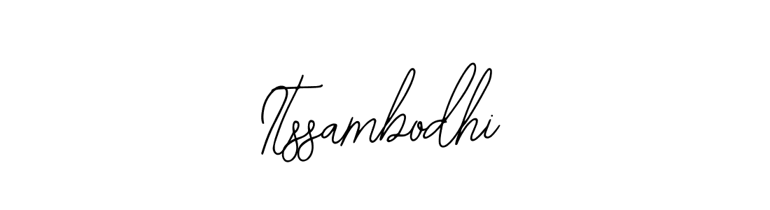 Design your own signature with our free online signature maker. With this signature software, you can create a handwritten (Bearetta-2O07w) signature for name Itssambodhi. Itssambodhi signature style 12 images and pictures png