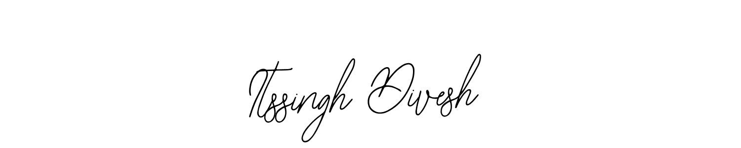 The best way (Bearetta-2O07w) to make a short signature is to pick only two or three words in your name. The name Itssingh Divesh include a total of six letters. For converting this name. Itssingh Divesh signature style 12 images and pictures png