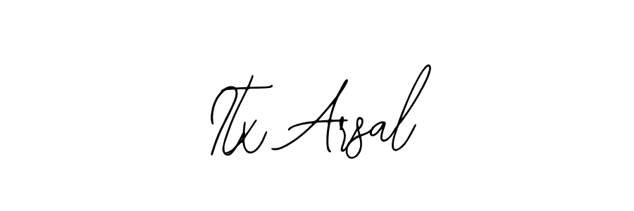 Use a signature maker to create a handwritten signature online. With this signature software, you can design (Bearetta-2O07w) your own signature for name Itx Arsal. Itx Arsal signature style 12 images and pictures png