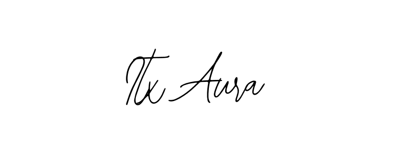 The best way (Bearetta-2O07w) to make a short signature is to pick only two or three words in your name. The name Itx Aura include a total of six letters. For converting this name. Itx Aura signature style 12 images and pictures png