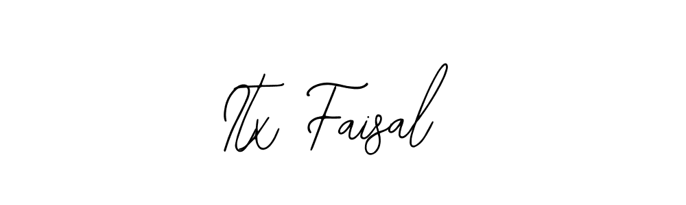 Use a signature maker to create a handwritten signature online. With this signature software, you can design (Bearetta-2O07w) your own signature for name Itx Faisal. Itx Faisal signature style 12 images and pictures png