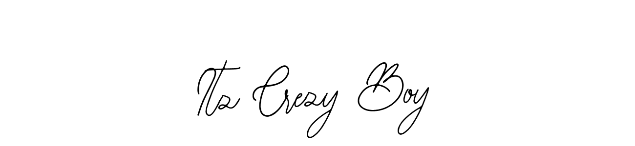 Make a beautiful signature design for name Itz Crezy Boy. With this signature (Bearetta-2O07w) style, you can create a handwritten signature for free. Itz Crezy Boy signature style 12 images and pictures png