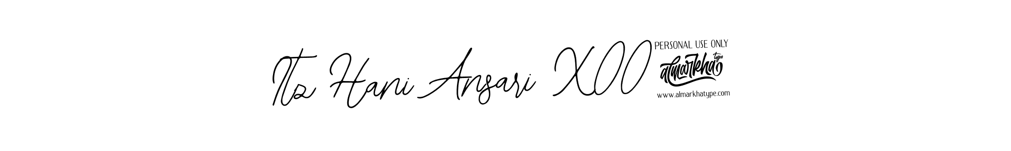 Create a beautiful signature design for name Itz Hani Ansari X007. With this signature (Bearetta-2O07w) fonts, you can make a handwritten signature for free. Itz Hani Ansari X007 signature style 12 images and pictures png