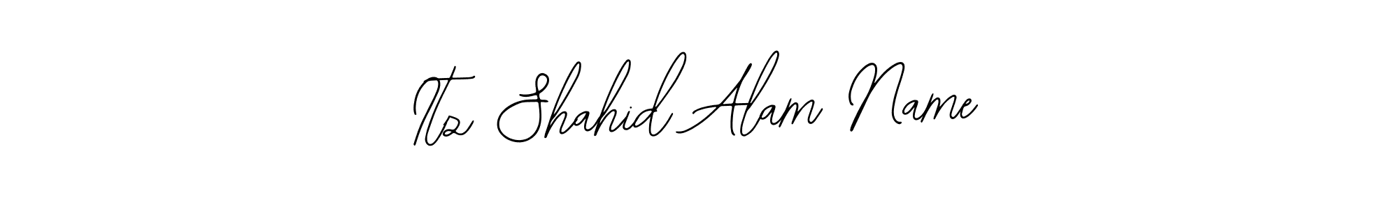 How to Draw Itz Shahid Alam Name signature style? Bearetta-2O07w is a latest design signature styles for name Itz Shahid Alam Name. Itz Shahid Alam Name signature style 12 images and pictures png