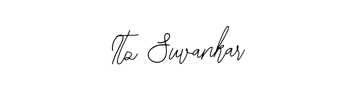 You should practise on your own different ways (Bearetta-2O07w) to write your name (Itz Suvankar) in signature. don't let someone else do it for you. Itz Suvankar signature style 12 images and pictures png