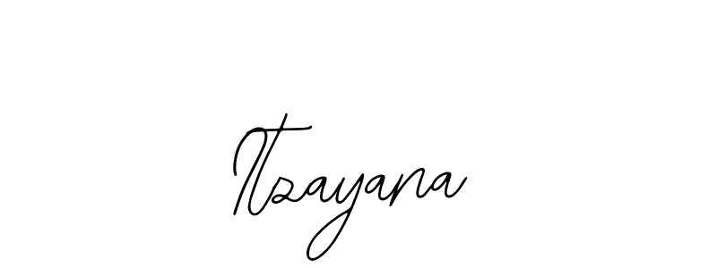 Design your own signature with our free online signature maker. With this signature software, you can create a handwritten (Bearetta-2O07w) signature for name Itzayana. Itzayana signature style 12 images and pictures png