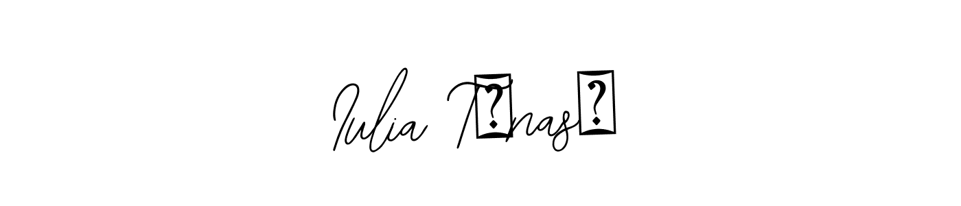 You can use this online signature creator to create a handwritten signature for the name Iulia TĂnasĂ. This is the best online autograph maker. Iulia TĂnasĂ signature style 12 images and pictures png