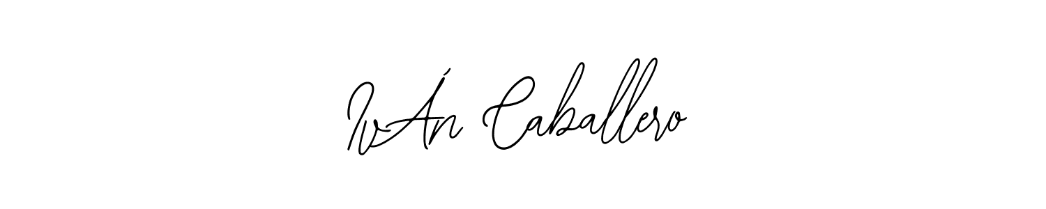 Make a beautiful signature design for name IvÁn Caballero. With this signature (Bearetta-2O07w) style, you can create a handwritten signature for free. IvÁn Caballero signature style 12 images and pictures png