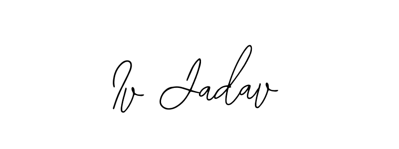 Create a beautiful signature design for name Iv Jadav. With this signature (Bearetta-2O07w) fonts, you can make a handwritten signature for free. Iv Jadav signature style 12 images and pictures png