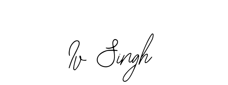 Iv Singh stylish signature style. Best Handwritten Sign (Bearetta-2O07w) for my name. Handwritten Signature Collection Ideas for my name Iv Singh. Iv Singh signature style 12 images and pictures png