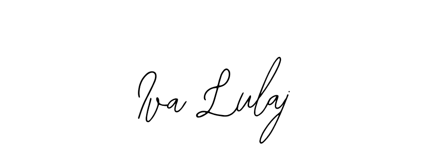 Use a signature maker to create a handwritten signature online. With this signature software, you can design (Bearetta-2O07w) your own signature for name Iva Lulaj. Iva Lulaj signature style 12 images and pictures png