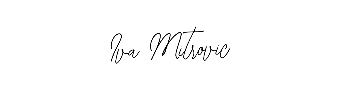 Similarly Bearetta-2O07w is the best handwritten signature design. Signature creator online .You can use it as an online autograph creator for name Iva Mitrovic. Iva Mitrovic signature style 12 images and pictures png