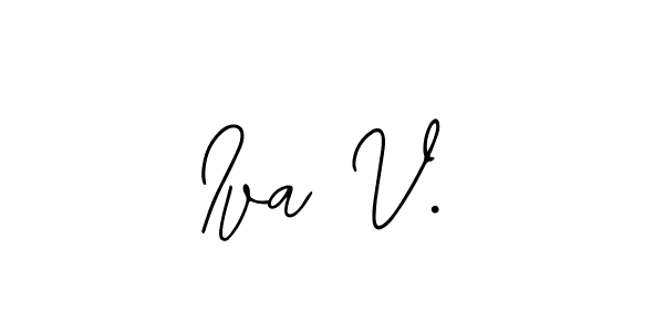 Also we have Iva V. name is the best signature style. Create professional handwritten signature collection using Bearetta-2O07w autograph style. Iva V. signature style 12 images and pictures png