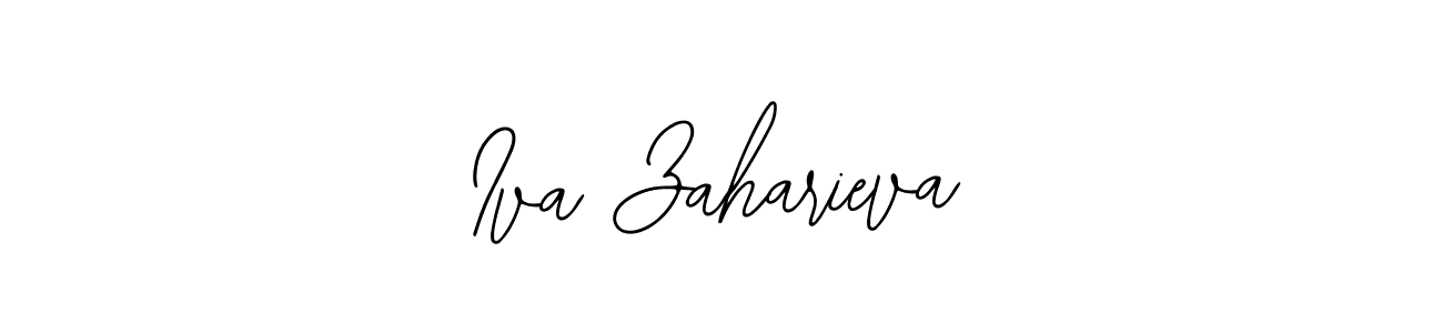 if you are searching for the best signature style for your name Iva Zaharieva. so please give up your signature search. here we have designed multiple signature styles  using Bearetta-2O07w. Iva Zaharieva signature style 12 images and pictures png