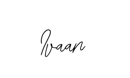 Design your own signature with our free online signature maker. With this signature software, you can create a handwritten (Bearetta-2O07w) signature for name Ivaan. Ivaan signature style 12 images and pictures png
