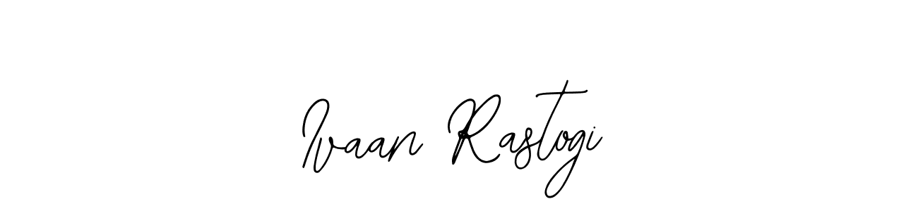 Design your own signature with our free online signature maker. With this signature software, you can create a handwritten (Bearetta-2O07w) signature for name Ivaan Rastogi. Ivaan Rastogi signature style 12 images and pictures png