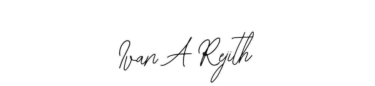 Bearetta-2O07w is a professional signature style that is perfect for those who want to add a touch of class to their signature. It is also a great choice for those who want to make their signature more unique. Get Ivan A Rejith name to fancy signature for free. Ivan A Rejith signature style 12 images and pictures png