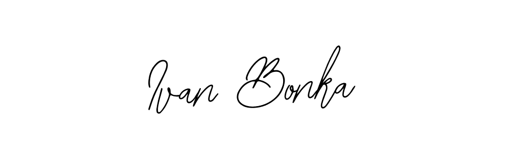 if you are searching for the best signature style for your name Ivan Bonka. so please give up your signature search. here we have designed multiple signature styles  using Bearetta-2O07w. Ivan Bonka signature style 12 images and pictures png