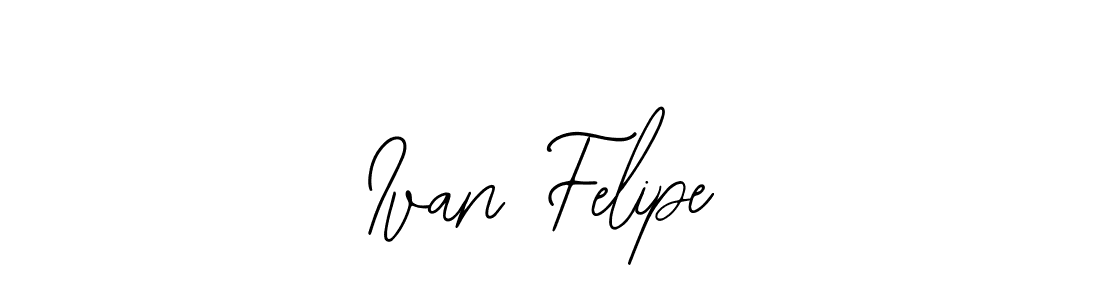 Similarly Bearetta-2O07w is the best handwritten signature design. Signature creator online .You can use it as an online autograph creator for name Ivan Felipe. Ivan Felipe signature style 12 images and pictures png