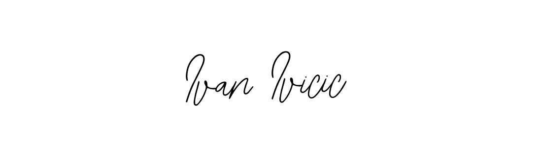 The best way (Bearetta-2O07w) to make a short signature is to pick only two or three words in your name. The name Ivan Ivicic include a total of six letters. For converting this name. Ivan Ivicic signature style 12 images and pictures png