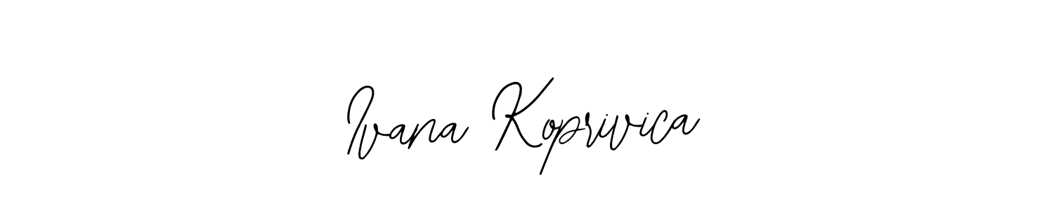 Make a beautiful signature design for name Ivana Koprivica. Use this online signature maker to create a handwritten signature for free. Ivana Koprivica signature style 12 images and pictures png