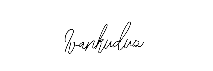 Similarly Bearetta-2O07w is the best handwritten signature design. Signature creator online .You can use it as an online autograph creator for name Ivankuduz. Ivankuduz signature style 12 images and pictures png