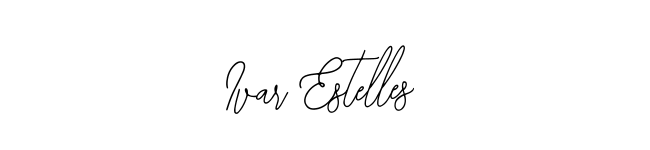 Use a signature maker to create a handwritten signature online. With this signature software, you can design (Bearetta-2O07w) your own signature for name Ivar Estelles. Ivar Estelles signature style 12 images and pictures png