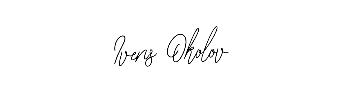 Similarly Bearetta-2O07w is the best handwritten signature design. Signature creator online .You can use it as an online autograph creator for name Ivens Okolov. Ivens Okolov signature style 12 images and pictures png