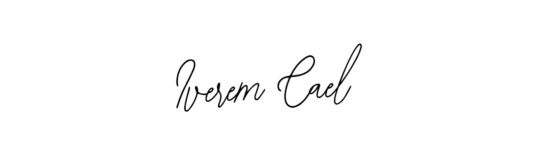 Design your own signature with our free online signature maker. With this signature software, you can create a handwritten (Bearetta-2O07w) signature for name Iverem Cael. Iverem Cael signature style 12 images and pictures png