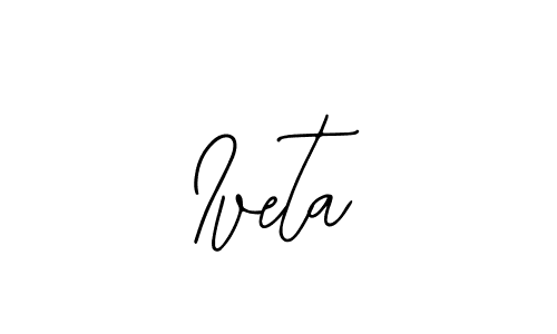 Best and Professional Signature Style for Iveta. Bearetta-2O07w Best Signature Style Collection. Iveta signature style 12 images and pictures png