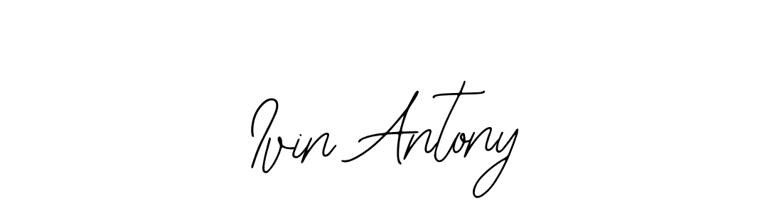 Ivin Antony stylish signature style. Best Handwritten Sign (Bearetta-2O07w) for my name. Handwritten Signature Collection Ideas for my name Ivin Antony. Ivin Antony signature style 12 images and pictures png