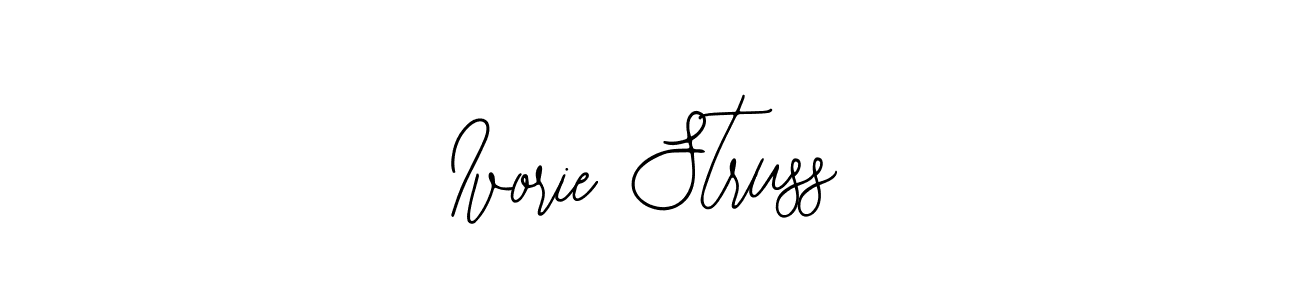 Use a signature maker to create a handwritten signature online. With this signature software, you can design (Bearetta-2O07w) your own signature for name Ivorie Struss. Ivorie Struss signature style 12 images and pictures png