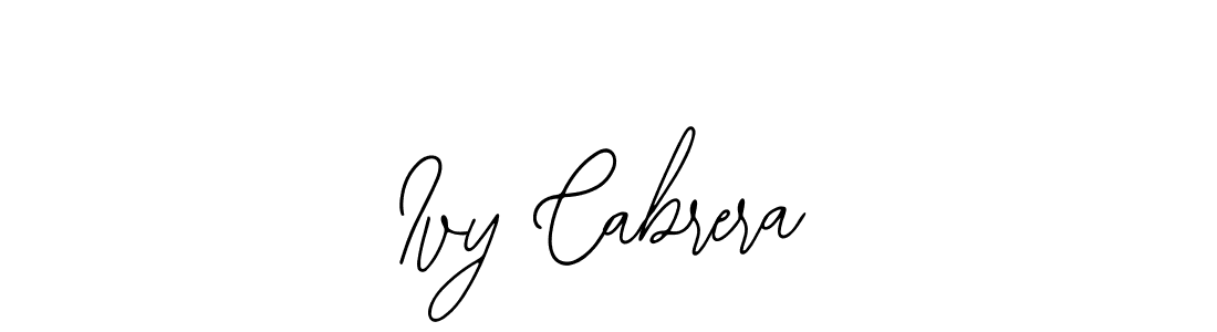 How to make Ivy Cabrera signature? Bearetta-2O07w is a professional autograph style. Create handwritten signature for Ivy Cabrera name. Ivy Cabrera signature style 12 images and pictures png