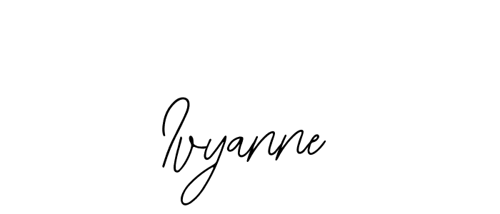 Design your own signature with our free online signature maker. With this signature software, you can create a handwritten (Bearetta-2O07w) signature for name Ivyanne. Ivyanne signature style 12 images and pictures png