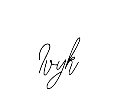 Make a beautiful signature design for name Ivyk. Use this online signature maker to create a handwritten signature for free. Ivyk signature style 12 images and pictures png