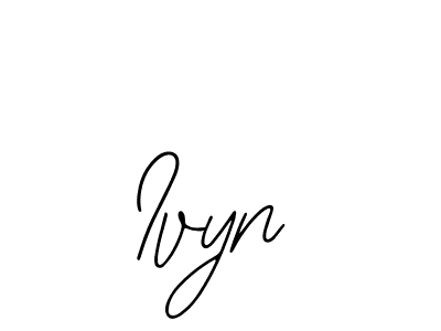 The best way (Bearetta-2O07w) to make a short signature is to pick only two or three words in your name. The name Ivyn include a total of six letters. For converting this name. Ivyn signature style 12 images and pictures png