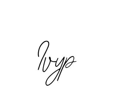 How to make Ivyp name signature. Use Bearetta-2O07w style for creating short signs online. This is the latest handwritten sign. Ivyp signature style 12 images and pictures png