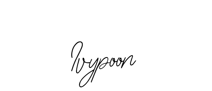 How to make Ivypoon signature? Bearetta-2O07w is a professional autograph style. Create handwritten signature for Ivypoon name. Ivypoon signature style 12 images and pictures png