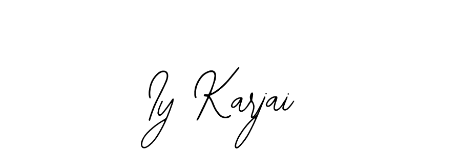 How to Draw Iy Karjai signature style? Bearetta-2O07w is a latest design signature styles for name Iy Karjai. Iy Karjai signature style 12 images and pictures png