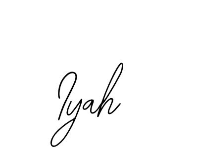 Similarly Bearetta-2O07w is the best handwritten signature design. Signature creator online .You can use it as an online autograph creator for name Iyah. Iyah signature style 12 images and pictures png