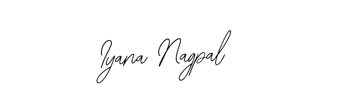 You should practise on your own different ways (Bearetta-2O07w) to write your name (Iyana Nagpal) in signature. don't let someone else do it for you. Iyana Nagpal signature style 12 images and pictures png