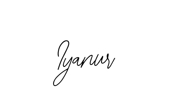 The best way (Bearetta-2O07w) to make a short signature is to pick only two or three words in your name. The name Iyanur include a total of six letters. For converting this name. Iyanur signature style 12 images and pictures png